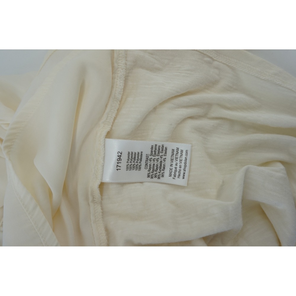 Dolan Left Coast Babydoll Blouse Cottagecore Romantic Square Neck Cream Small‎ - Picture 7 of 7